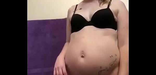  Hot Horny Pregnant Girl Makes You Cum With Ass
